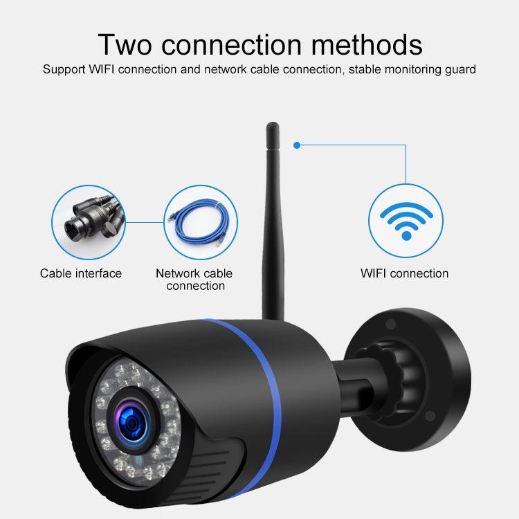 Wireless 1080P HD IP Surveillance Camera with Motion Alerts, Two-Way Communication, Night Vision, and TF Card Support - US Plug