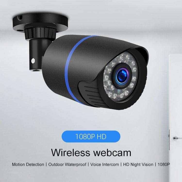 Wireless 1080P HD IP Surveillance Camera with Motion Alerts, Two-Way Communication, Night Vision, and TF Card Support - US Plug