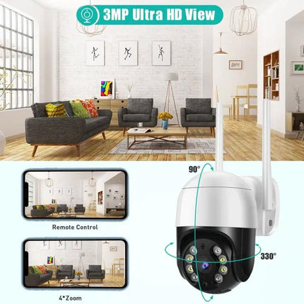 WiFi IP Camera for Home Security with Night Vision and Audio