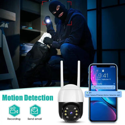 WiFi IP Camera for Home Security with Night Vision and Audio