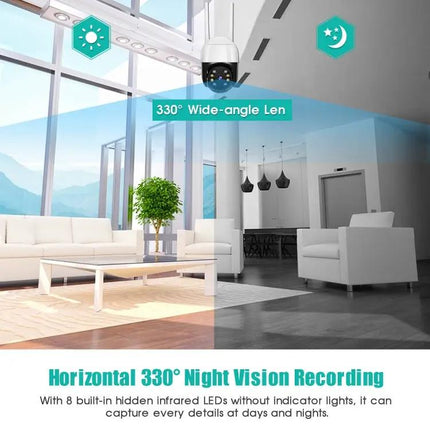 WiFi IP Camera for Home Security with Night Vision and Audio