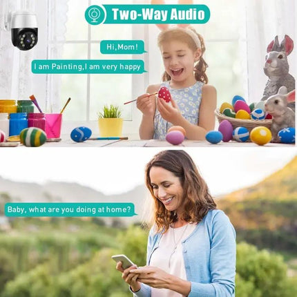 WiFi IP Camera for Home Security with Night Vision and Audio