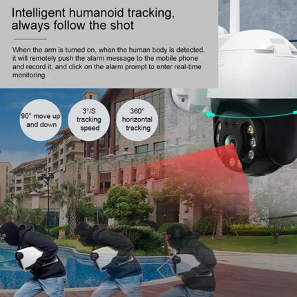 QX36 Home Security Camera with 360-Degree Rotation