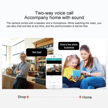 Wireless HD Indoor Security Camera with Motion Detection