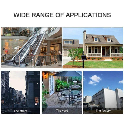 Wireless Outdoor WiFi Security Camera with Night Vision Detection monitoring home yard street factory and commercial spaces