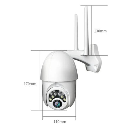 Wireless Outdoor Security Camera with Remote Monitoring and Night Vision