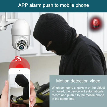 Wireless Outdoor Security Camera with Remote Monitoring and Night Vision