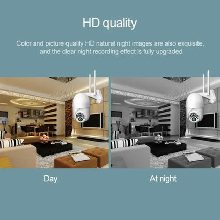 Wireless Outdoor Security Camera with Remote Monitoring and Night Vision