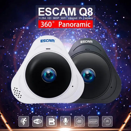 ESCAM Q8 360-Degree WiFi IP Camera for Home Security