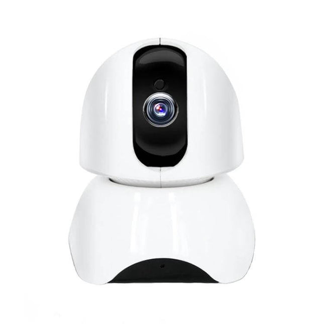163Eye Rotatable HD Camera for Home Security Monitoring - white rotatable indoor HD security camera with mobile app and motion alerts