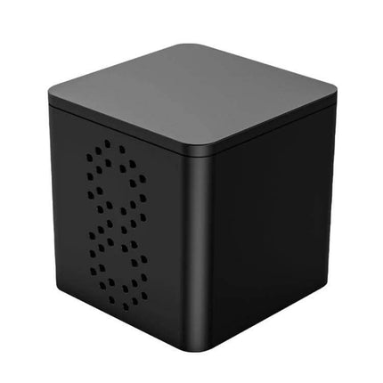 Mini Wireless Action Camera with Night Vision for Monitoring compact black cube camera 32x32x33mm WiFi night-vision home security