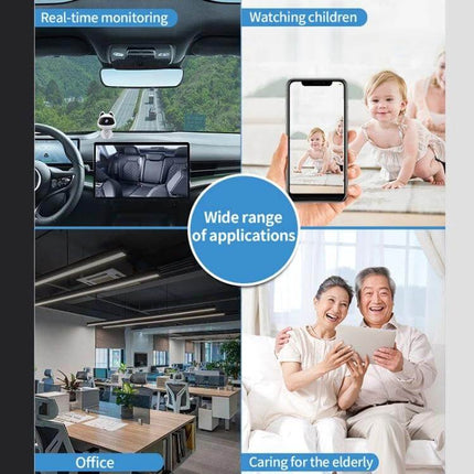 K9 Cute Pets Smart Home Camera with Motion Detection monitoring home, pets, children and elderly with smartphone alerts