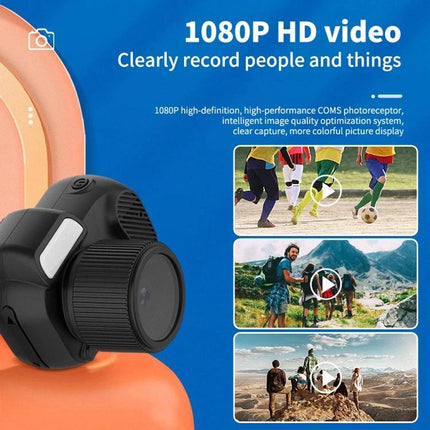 Y3000 Compact Mini Action Camera for Travel and Sports compact 1080P HD keychain camera capturing hiking, cycling and sports moments