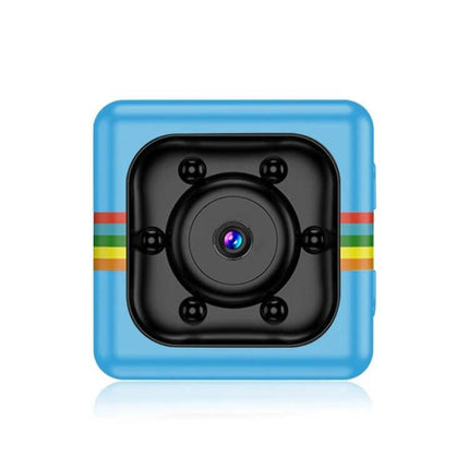 SQ11 Mini Portable Camera for Sports and Daily Recording - blue compact magnetic action camera for hiking, cycling, vlogging