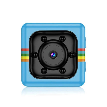 SQ11 Mini Portable Sport Camera with Night Vision Holder compact blue mini camera with lens and magnetic mount for sports and night recording
