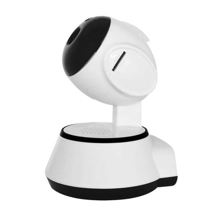 Wireless Infrared Dome IP Camera for Home Security Monitoring - white wireless dome camera with night vision for entryway surveillance and mobile alerts