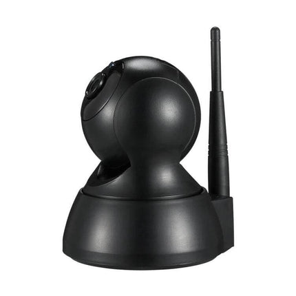 WiFi Wireless Infrared Dome IP Camera for Home Security black indoor dome camera with antenna for living room monitoring