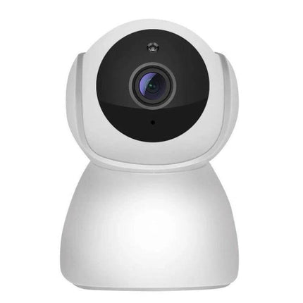 V380 Wireless Home Security Camera with Night Vision - white wireless indoor camera showing lens and night-vision capability for home monitoring