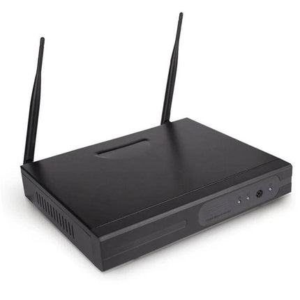 Wireless 8-Channel Security Camera System for Home Monitoring DVR base station with dual antennas for wireless cameras and remote viewing