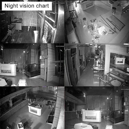 Wireless 8-Channel Security Camera System for Home Monitoring night vision multi-camera DVR view of entryways and backyard
