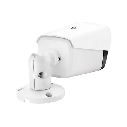 Weatherproof Security Bullet Camera with Night Vision for Indoor Outdoor Use - white outdoor bullet camera on mount