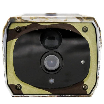 VESAFE Solar IP Camera for Outdoor Security and Night Surveillance front view camo solar-powered outdoor security camera with night vision