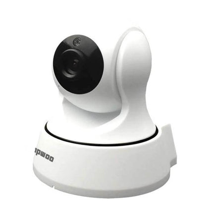 Anpwoo WiFi Camera for Home Security and Night Monitoring - white 720P indoor smart security camera with night vision and smartphone remote viewing