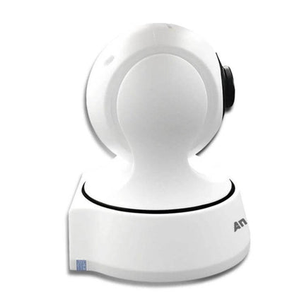 Anpwoo WiFi Camera for Home Security and Night Monitoring - white 720P indoor swivel camera for real-time smartphone viewing and night monitoring