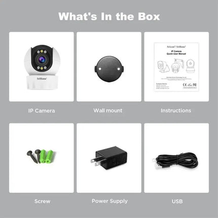 SriHome Wireless Home Security Camera System for Monitoring