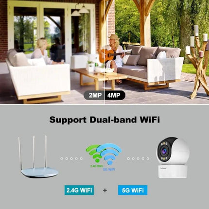 SriHome Wireless Home Security Camera System for Monitoring