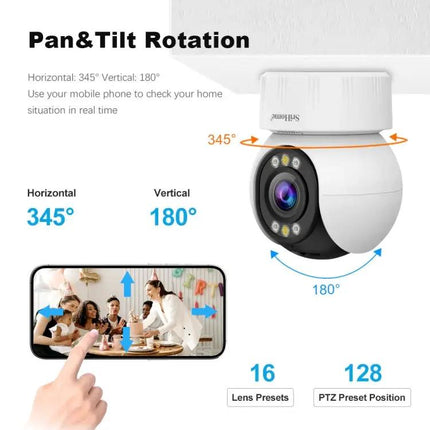 SriHome Wireless Home Security Camera System for Monitoring