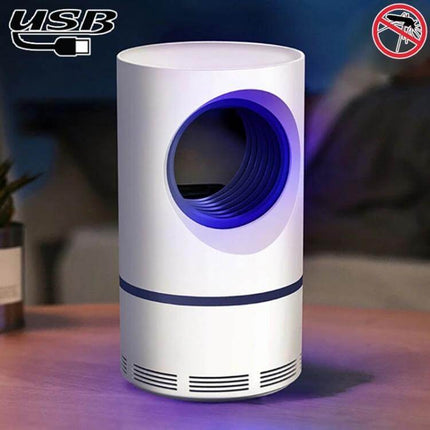 USB Photocatalyst Mosquito Killer Light Cylindrical 17.5x10cm USB-powered cylindrical indoor mosquito trap with low-noise operation