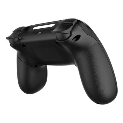Game Controller for Relaxed Home Gaming Evenings, black ergonomic plug-and-play controller with textured grips for comfortable long sessions