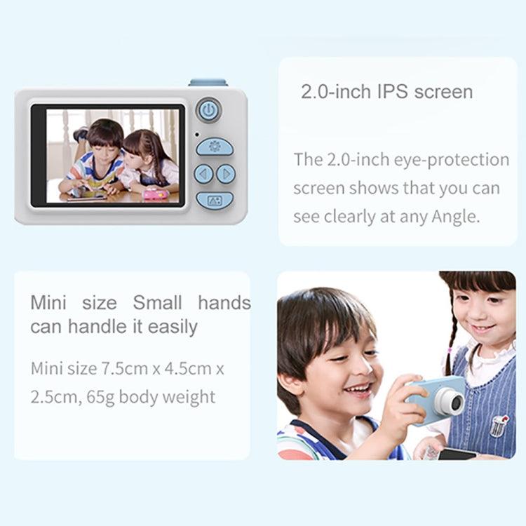 Miniature 8MP Digital Sport Camera for Kids with 2.0" Screen, Filters & Bear-Shaped Case - Includes 32GB Memory