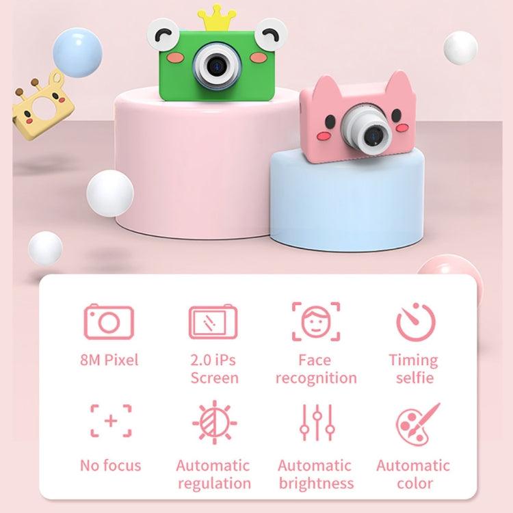 Miniature 8MP Digital Sport Camera for Kids with 2.0" Screen, Filters & Bear-Shaped Case - Includes 32GB Memory