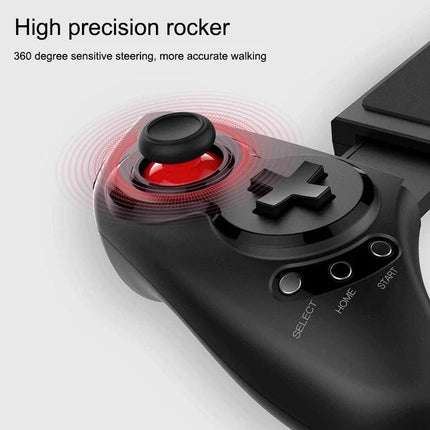 Ipega Telescopic Controller for Everyday Android Tablet Gaming showing high-precision joystick and buttons for comfortable extended play