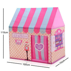 Children's Colorful Play Tent with Mat - Portable Game House for Indoor and Outdoor Fun