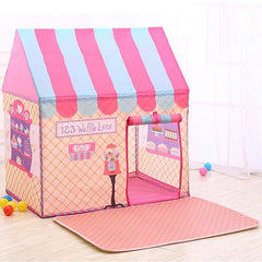 Children's Colorful Play Tent with Mat - Portable Game House for Indoor and Outdoor Fun