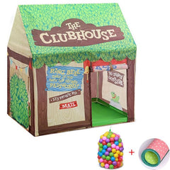 Kids' Play Tent with 50 Ocean Balls & Mat - Fun Indoor Game House for Toddler Adventures