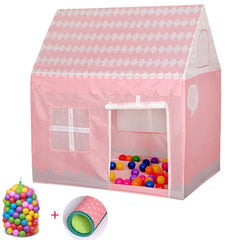 Kids' Play Tent with 50 Ocean Balls & Mat - Fun Indoor Game House for Toddler Adventures