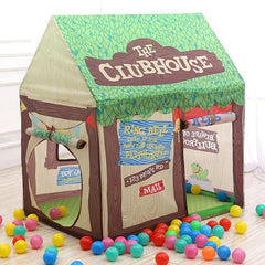 Children's Play Tent with Fun Prints - Small Indoor Game House