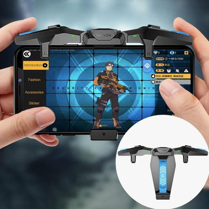 GameSir Gamepad for Gaming with Your Smartphone Anywhere, smartphone mounted controller with triggers for mobile shooter accuracy