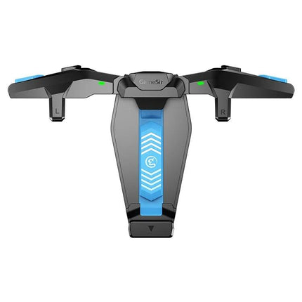 GameSir Gamepad for Gaming with Your Smartphone Anywhere - compact clip-on controller with four capacitance triggers and ergonomic blue accents
