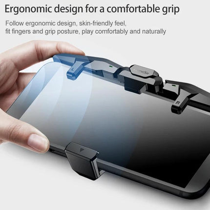 GameSir Gamepad for Gaming with Your Smartphone Anywhere showing ergonomic trigger attachments on a smartphone for precise mobile controls