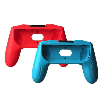OIVO Grips for Comfortable Home Gaming with Nintendo Switch red and blue ergonomic grip shells for Joy-Con controllers