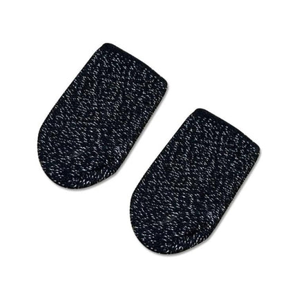 Finger Sleeves for Everyday Mobile Gaming Convenience - ultra-thin 0.3mm nanometer fiber black thumb sleeves for improved touch control and sweat resistance