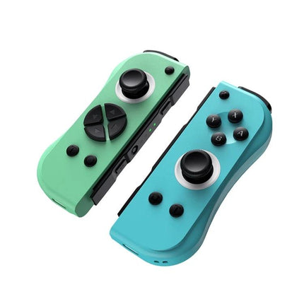 Joy-Con Style Controllers for Daily Nintendo Switch Gaming - turquoise and mint wireless pair with analog sticks and buttons