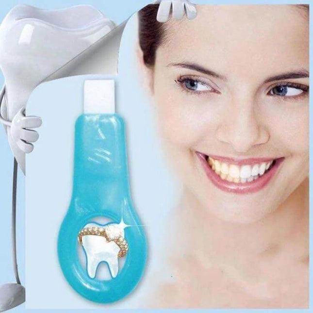 Nano Teeth Whitening Set Enamel Safe For Daily Care - compact enamel-safe at-home whitening kit shown with smiling adult and blue applicator (60 g)