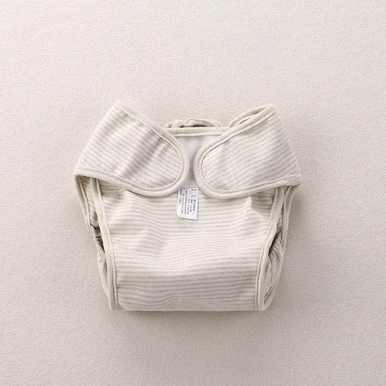 Natural Colored Cotton Breathable Adjustable Baby Diaper Comfort