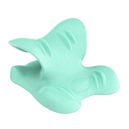 Neck Cervical Massager With Acupressure Pillow For Everyday Relief in mint EVA ergonomic dual-side stretch design